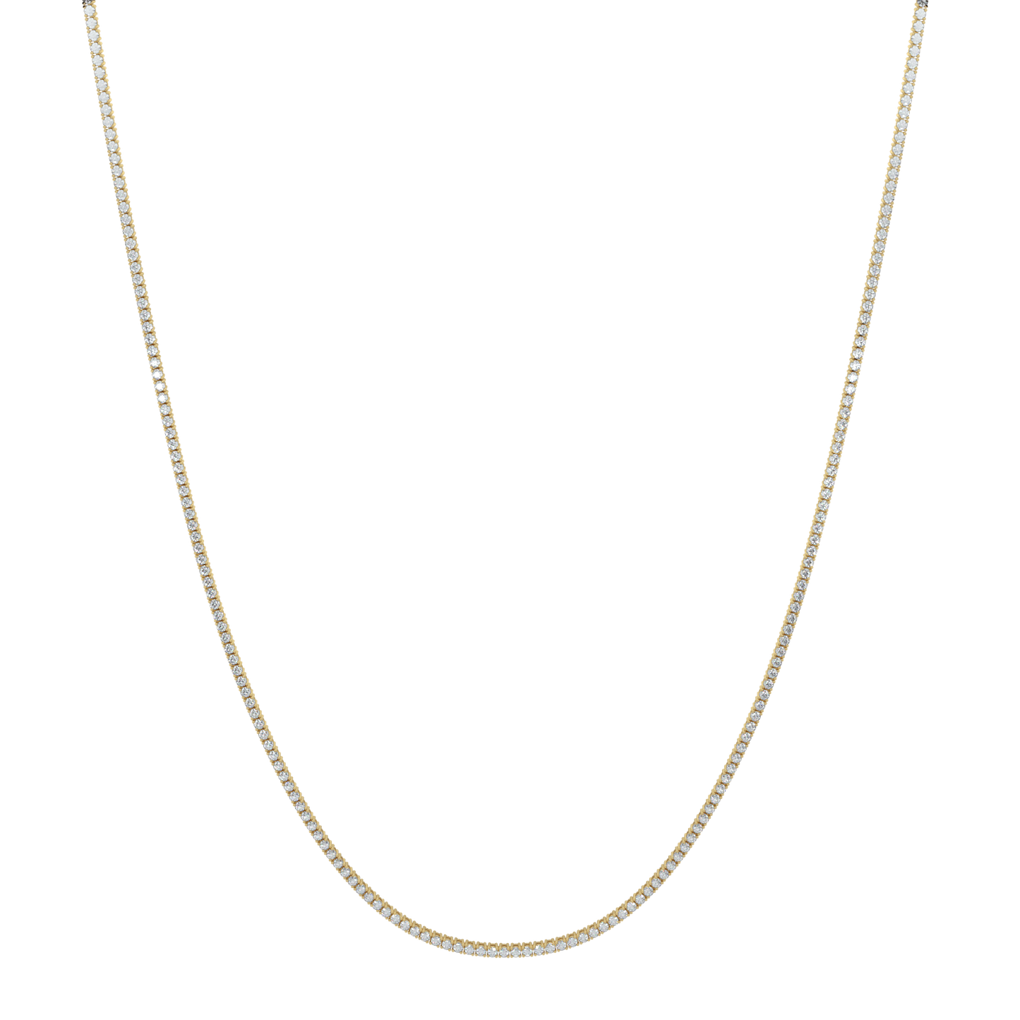 Margot Classic Diamond Tennis Necklace - AYKA JEWELS
