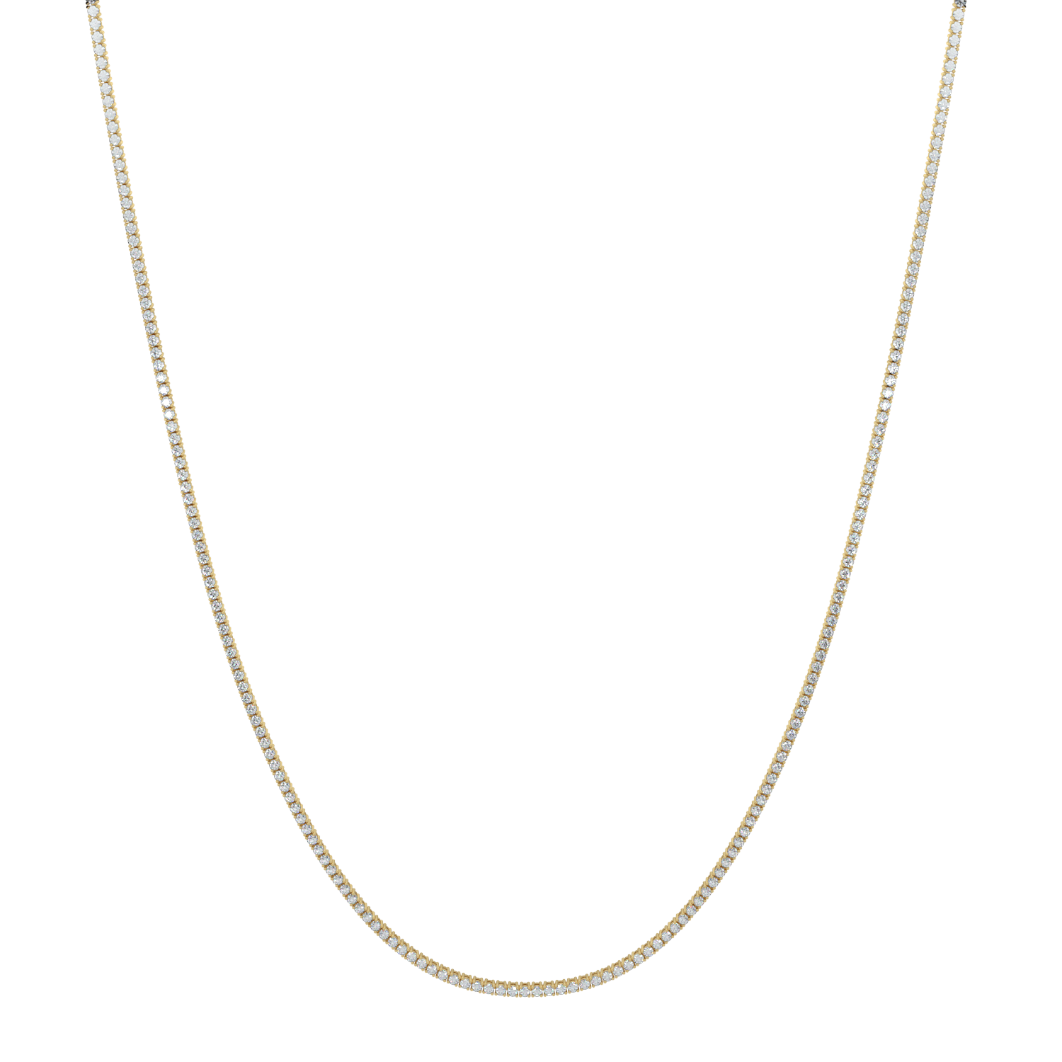 Margot Classic Diamond Tennis Necklace - AYKA JEWELS