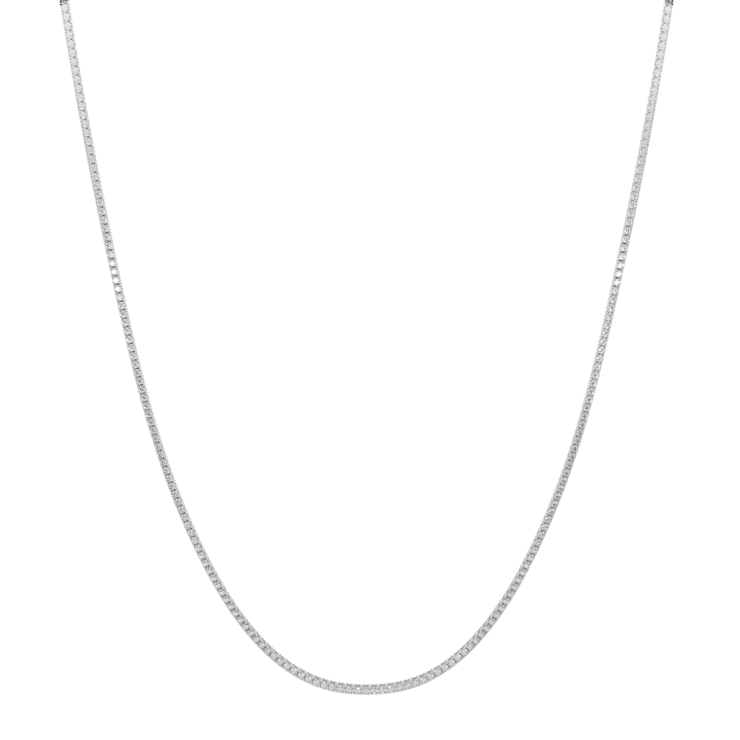 Margot Classic Diamond Tennis Necklace - AYKA JEWELS