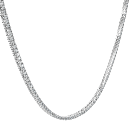 Margot Classic Diamond Tennis Necklace - AYKA JEWELS