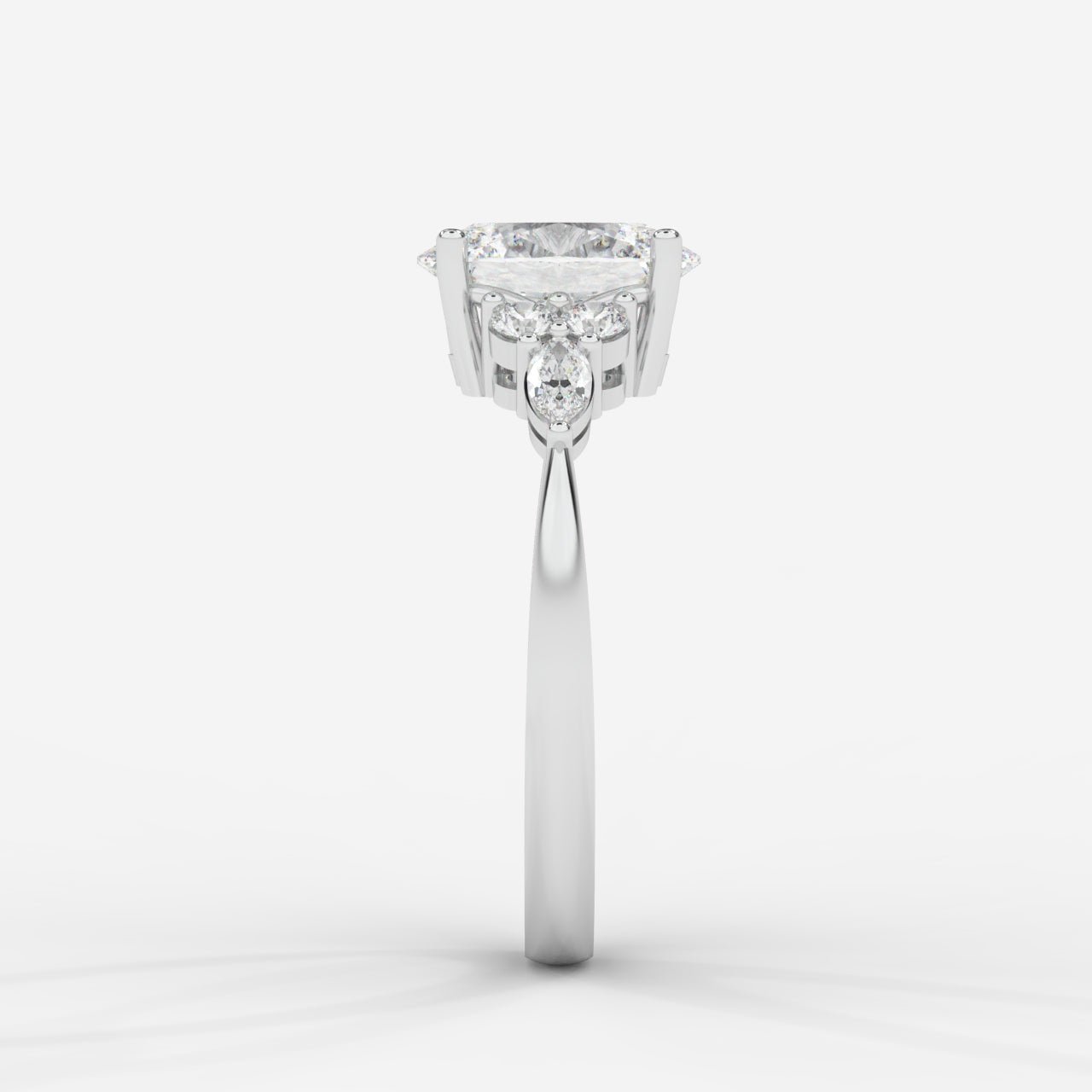 Olivia Cluster Ring - Oval - AYKA JEWELS