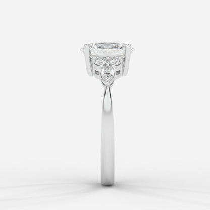 Olivia Cluster Ring - Oval - AYKA JEWELS