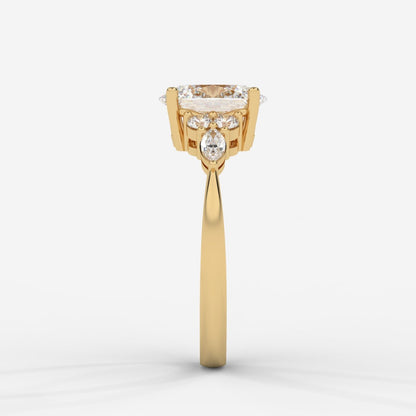 Olivia Cluster Ring - Oval - AYKA JEWELS