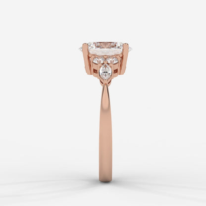 Olivia Cluster Ring - Oval - AYKA JEWELS