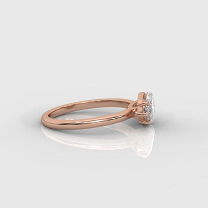 Aria Brilliant East West Solitaire Ring - Marquise