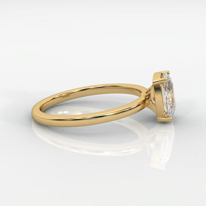 Aria Solitaire Ring - Cushion