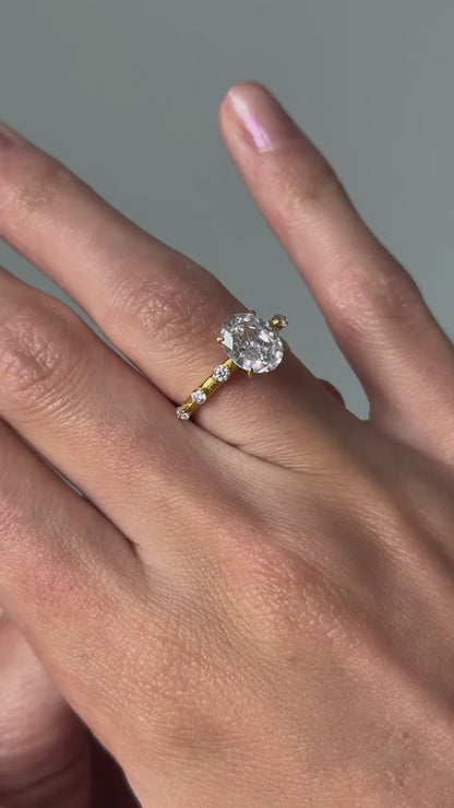 Rosalie Diamond Accent Ring - Oval