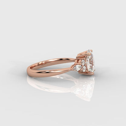 Olivia Cluster Ring - Oval