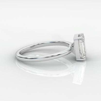 Aria Solitaire Ring - Emerald