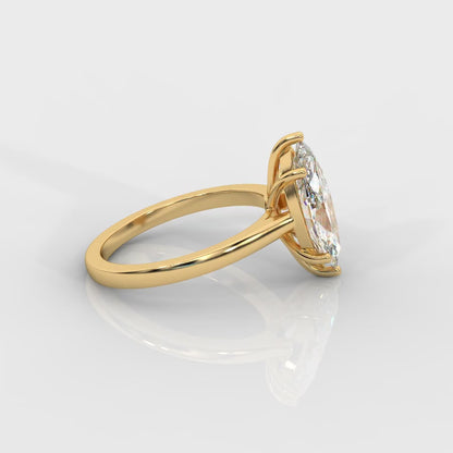 Vivienne Solitaire Ring - Marquise