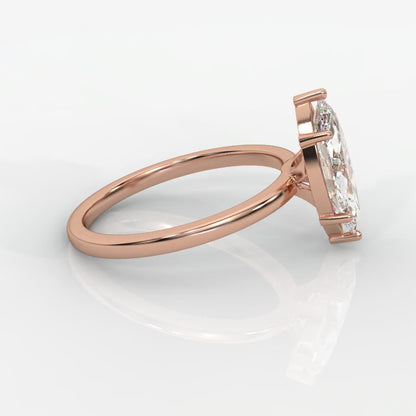 Aria Solitaire Ring - Marquise