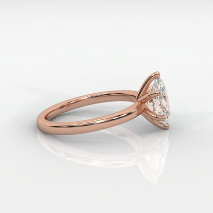 Lara Classic Six Prong Solitaire Ring - Oval
