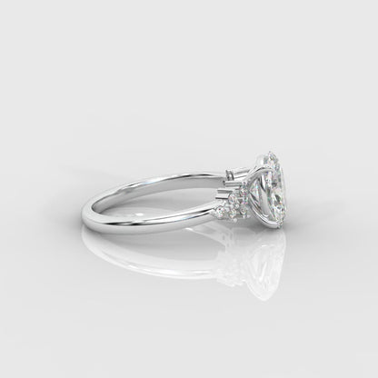 Blair Cluster Diamond Ring - Oval