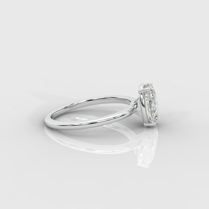 Aria Brilliant Diamond Solitaire Ring - Oval