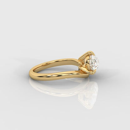 Sway Solitaire Ring - Pear