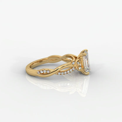 Ivy Vine Ring - Emerald