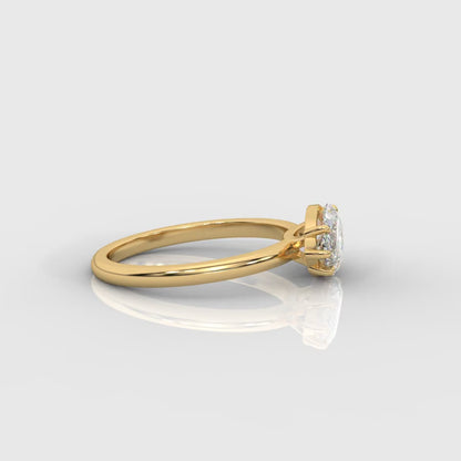 Aria Brilliant East West Solitaire Ring - Marquise
