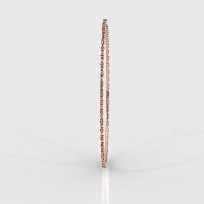 Miraya Floating Diamond Tennis Necklace – 16"