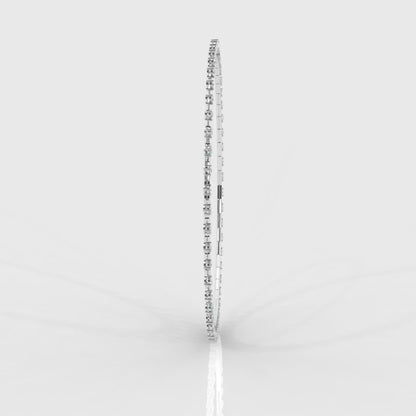 Miraya Floating Diamond Tennis Necklace – 16"