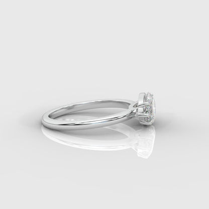 Aria Brilliant East West Solitaire Ring - Marquise