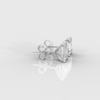 Elise Classic Diamond Stud Earrings – Emerald