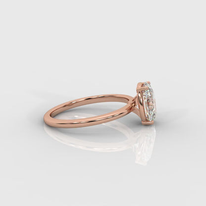 Aria Brilliant Diamond Solitaire Ring - Oval