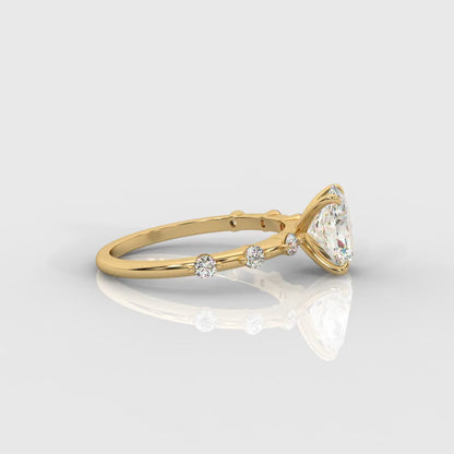 Rosalie Diamond Accent Ring - Oval