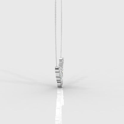 Lyric Mixed Shape Diamond Tennis Necklace 1ctW