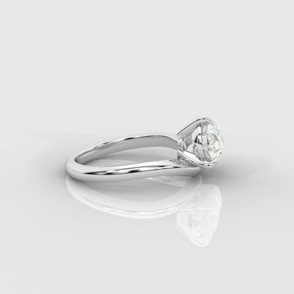Sway Solitaire Ring - Pear