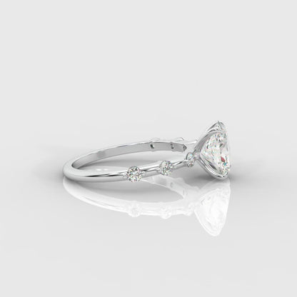 Rosalie Diamond Accent Ring - Oval