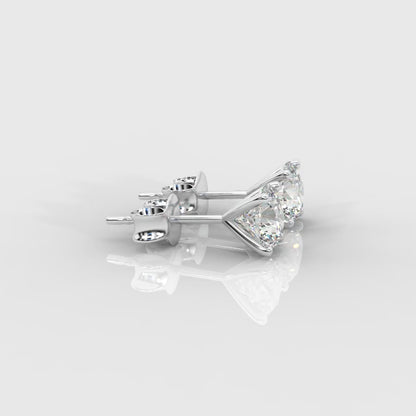 Elise Classic Diamond Stud Earrings – Round