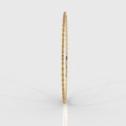 Miraya Floating Diamond Tennis Necklace – 16"