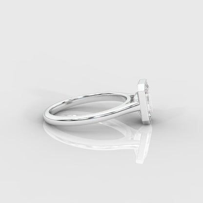 Eden Bezel Solitaire Ring - Emerald