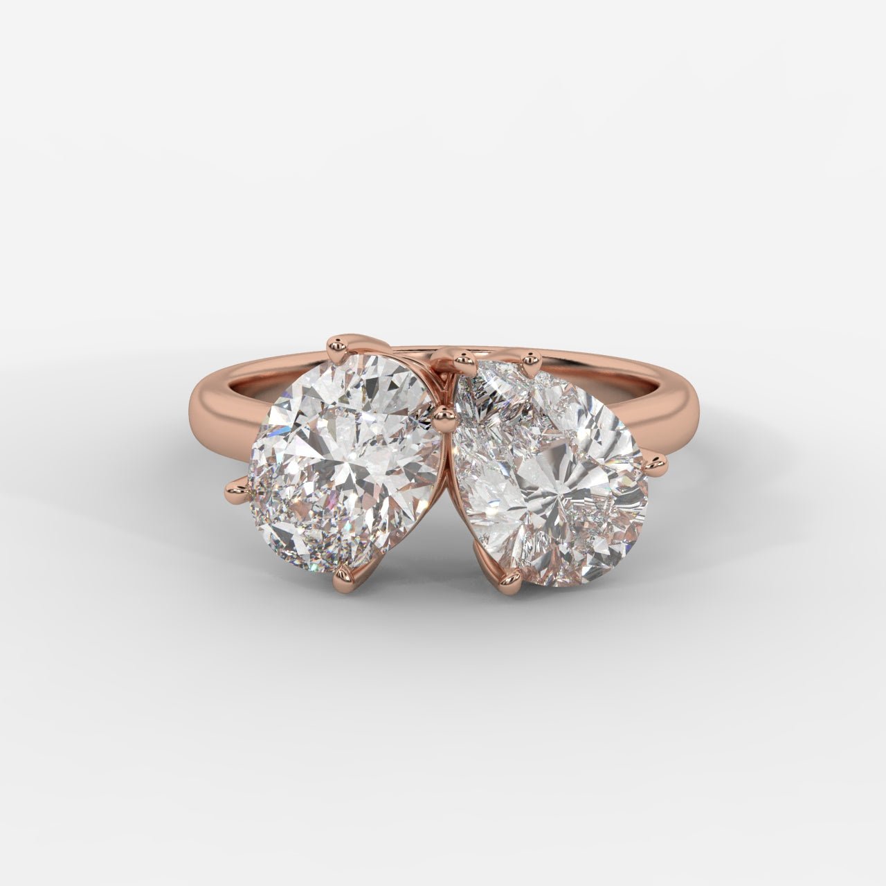 Sage Toi et Moi Ring - Oval & Pear - AYKA JEWELS