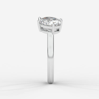 Sage Toi et Moi Ring - Oval & Pear - AYKA JEWELS