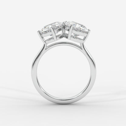 Sage Toi et Moi Ring - Oval & Pear - AYKA JEWELS