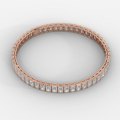 Sloane Classic Tennis Bracelet - Emerald - AYKA JEWELS