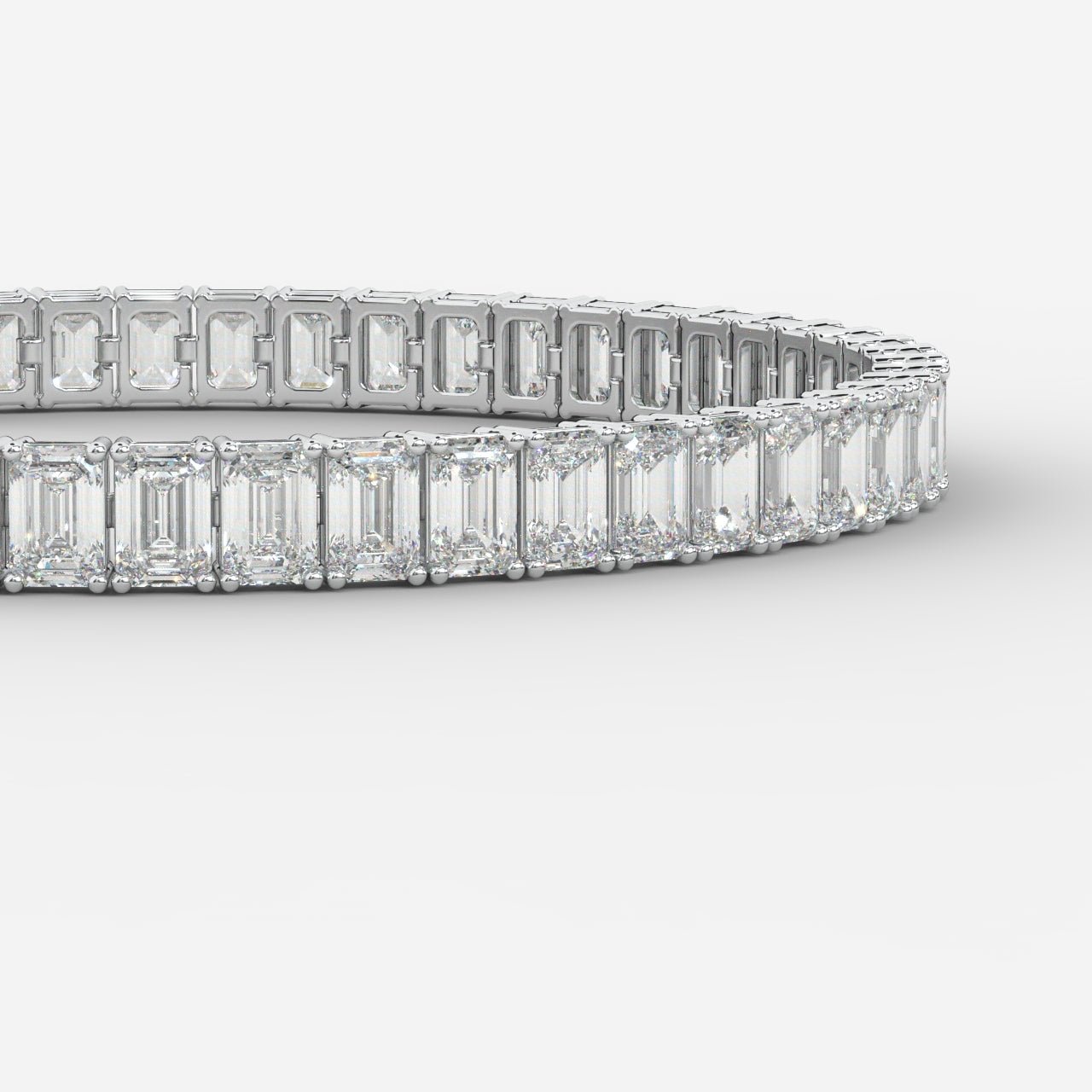 Sloane Classic Tennis Bracelet - Emerald - AYKA JEWELS