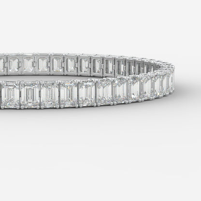 Sloane Classic Tennis Bracelet - Emerald - AYKA JEWELS