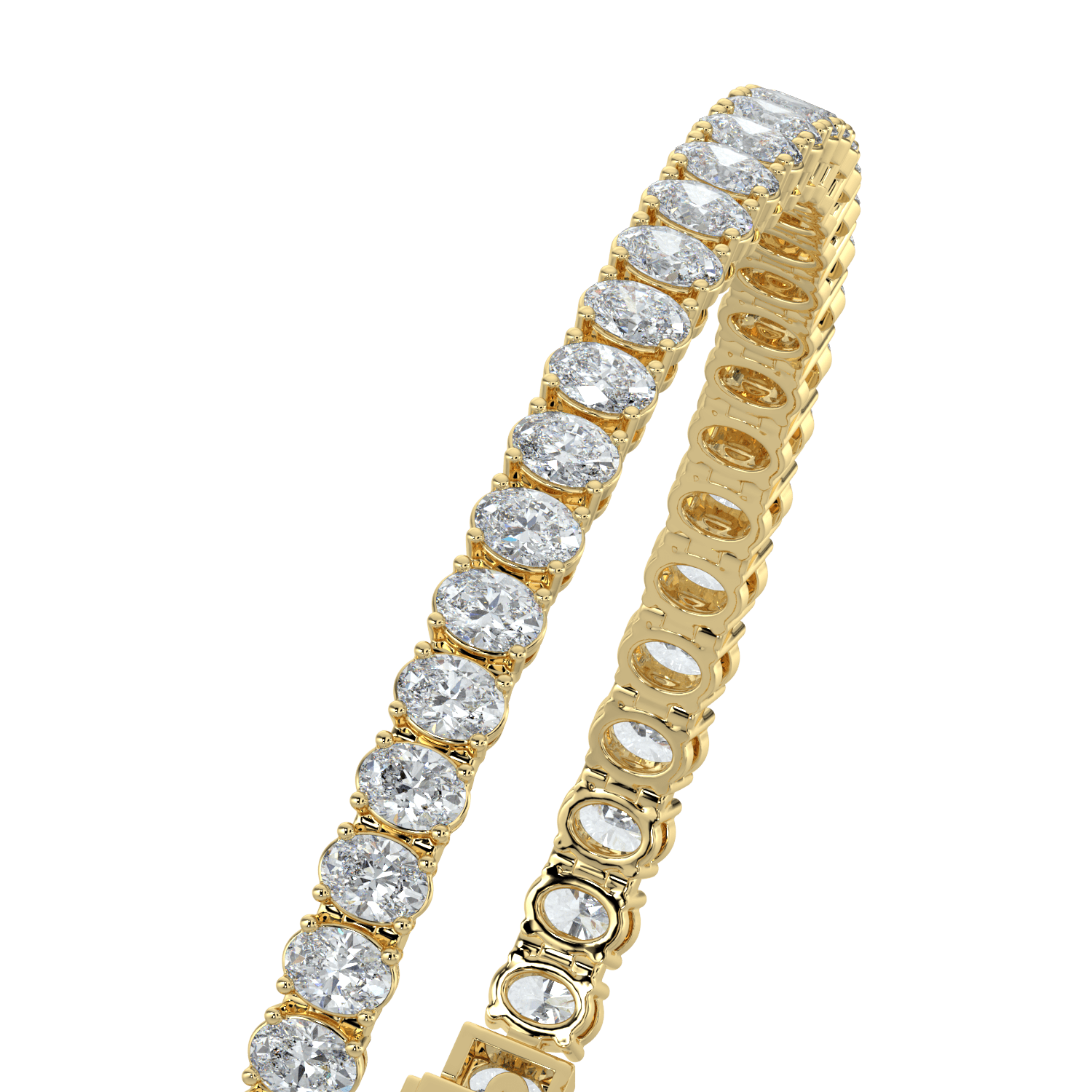 Sloane Classic Tennis Bracelet - Oval - AYKA JEWELS