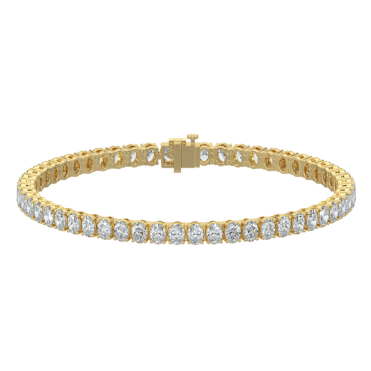 Sloane Classic Tennis Bracelet - Oval - AYKA JEWELS