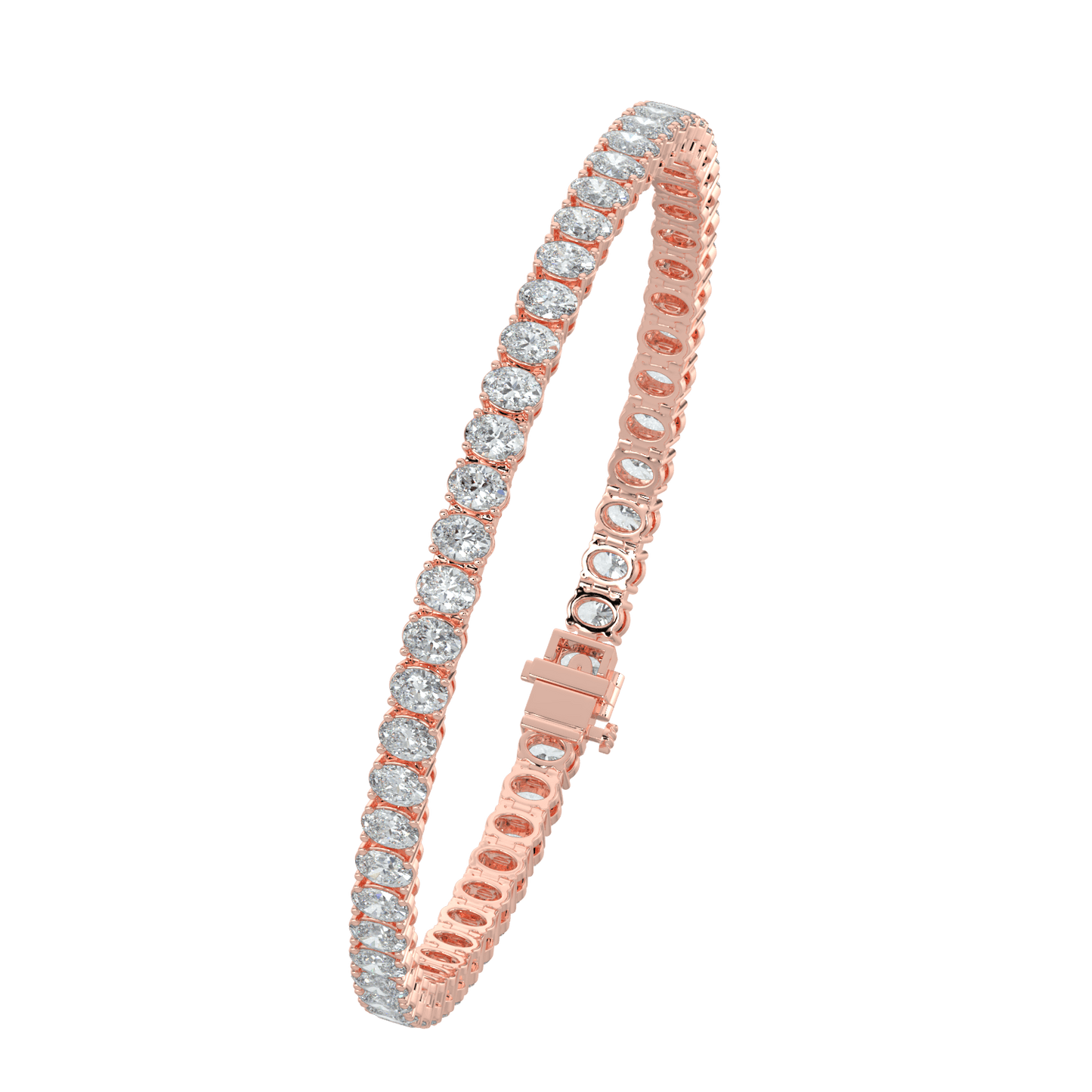 Sloane Classic Tennis Bracelet - Oval - AYKA JEWELS