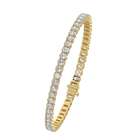 Sloane Classic Tennis Bracelet - Oval - AYKA JEWELS