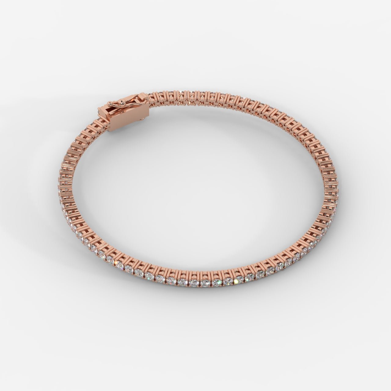 Sloane Classic Tennis Bracelet - Round - AYKA JEWELS