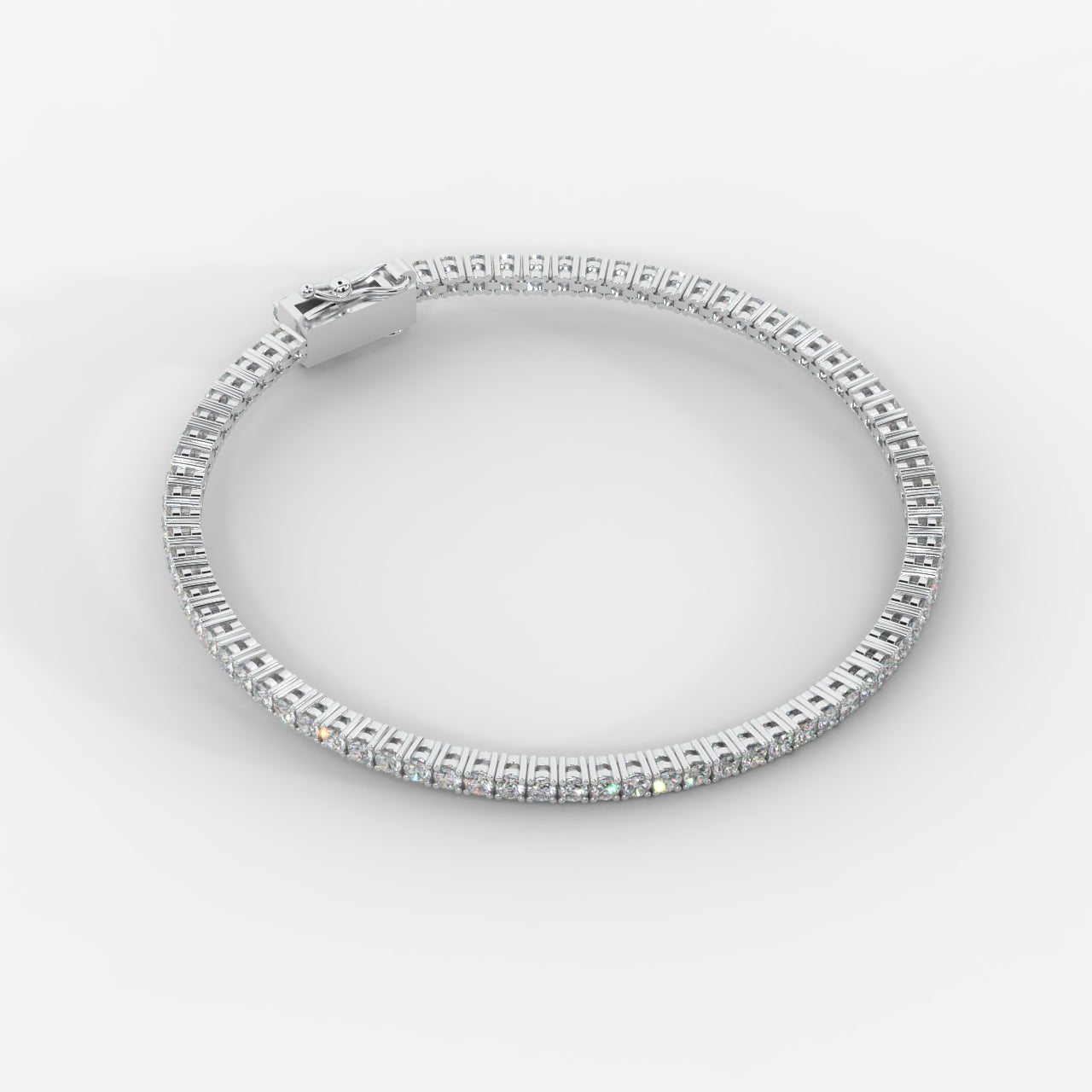 Sloane Classic Tennis Bracelet - Round - AYKA JEWELS