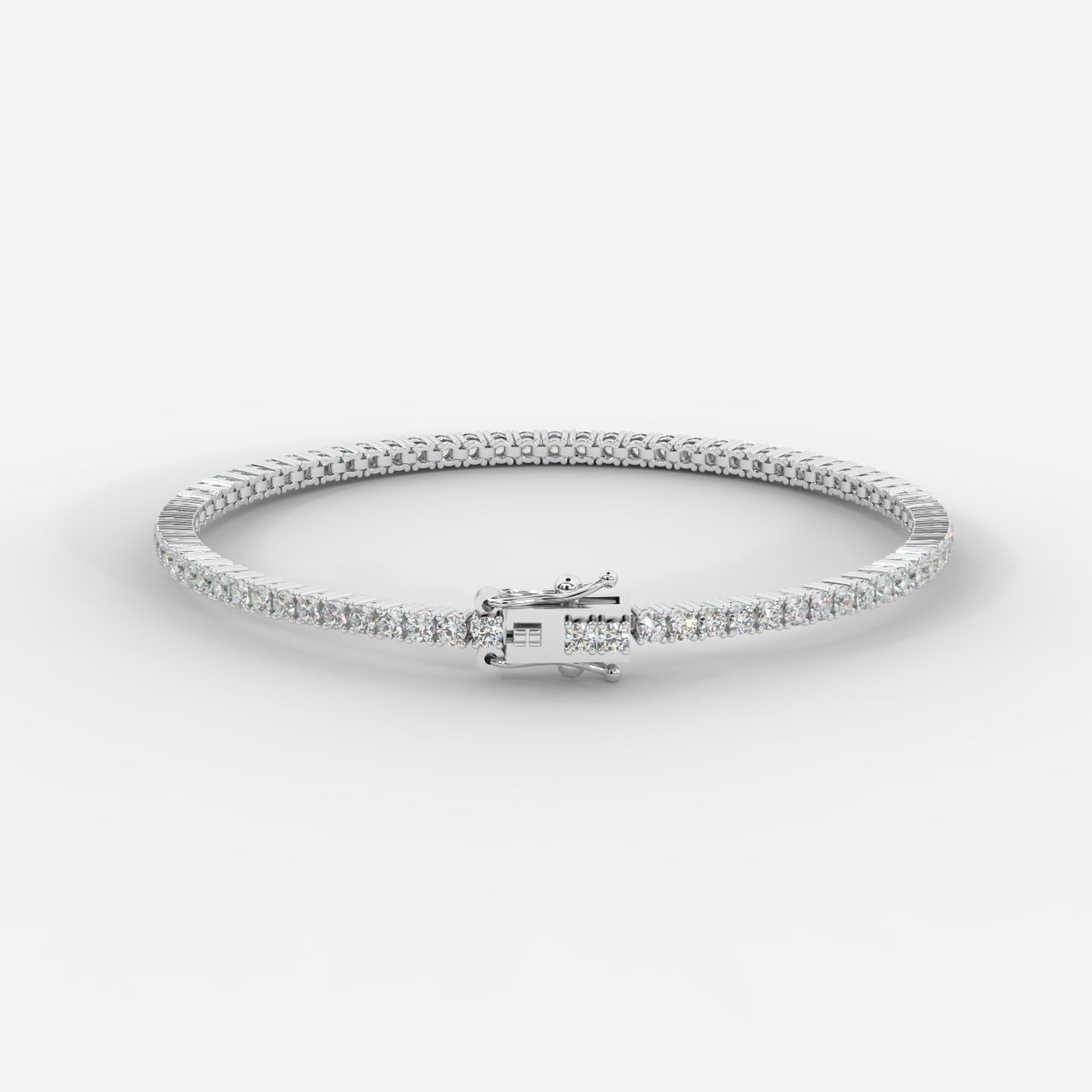 Sloane Classic Tennis Bracelet - Round - AYKA JEWELS