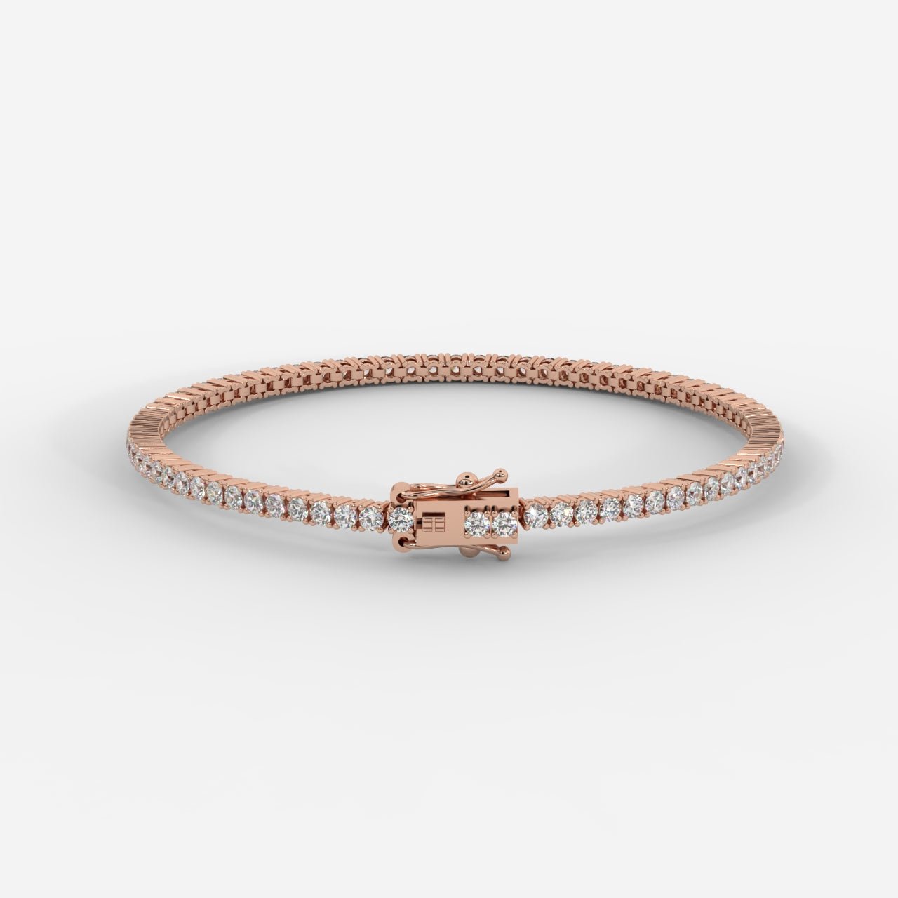 Sloane Classic Tennis Bracelet - Round - AYKA JEWELS