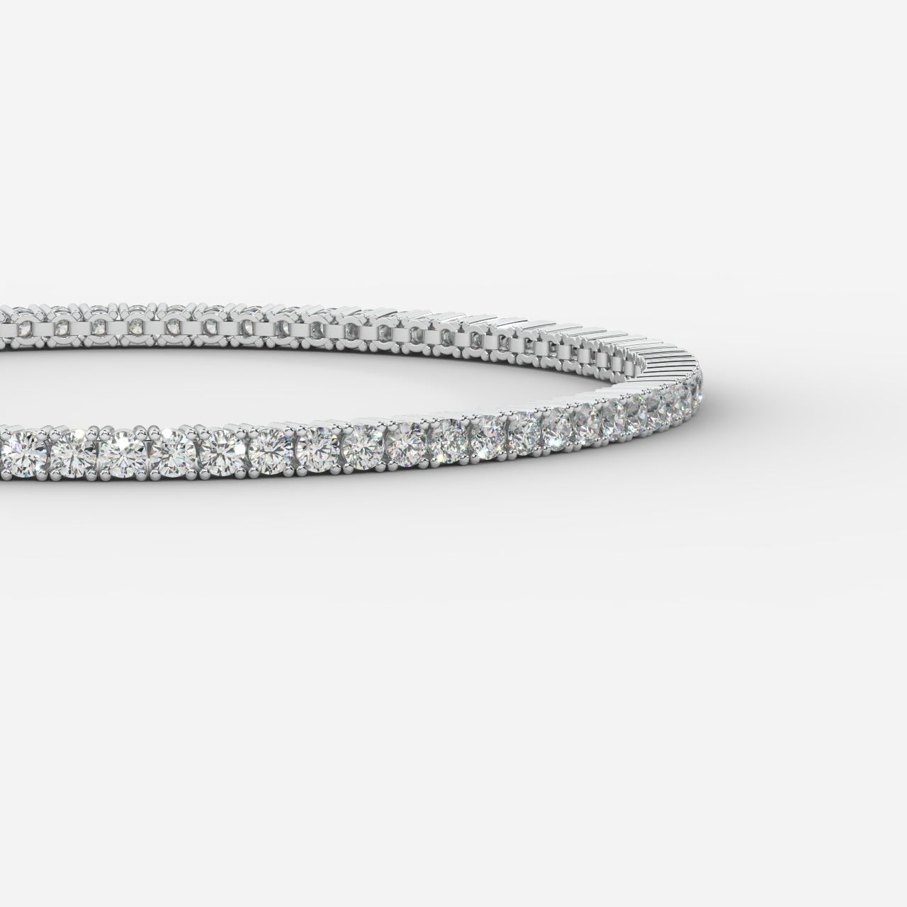 Sloane Classic Tennis Bracelet - Round - AYKA JEWELS