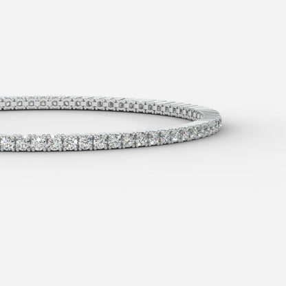Sloane Classic Tennis Bracelet - Round - AYKA JEWELS