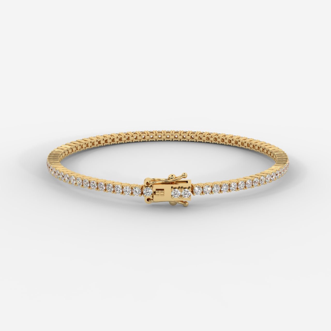 Sloane Classic Tennis Bracelet - Round - AYKA JEWELS